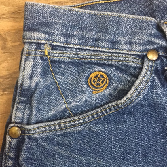 Vintage Wrangler Cowboy Cut Embroidered Star 38x32 - Picture 4 of 13